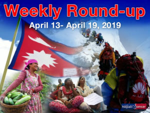 Nepal Weekly News Round-up: April 13-19, 2019