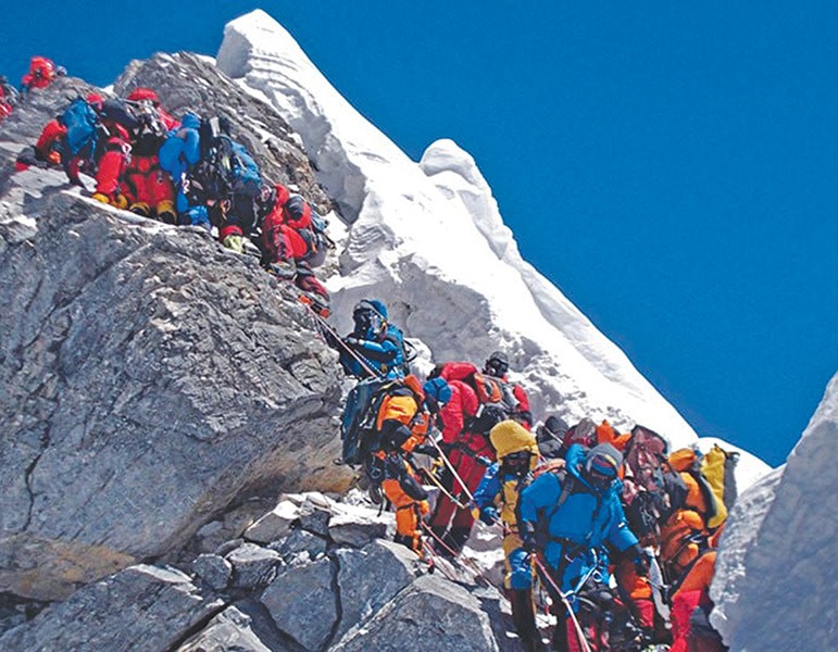 Everest Traffic Jam