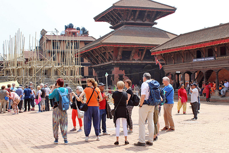 Foreign Tourists In Nepal