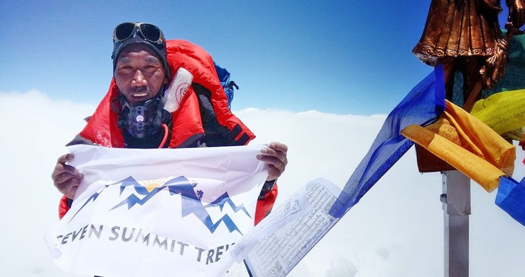 Nepal's mountaineer Kami Rita Sherpa