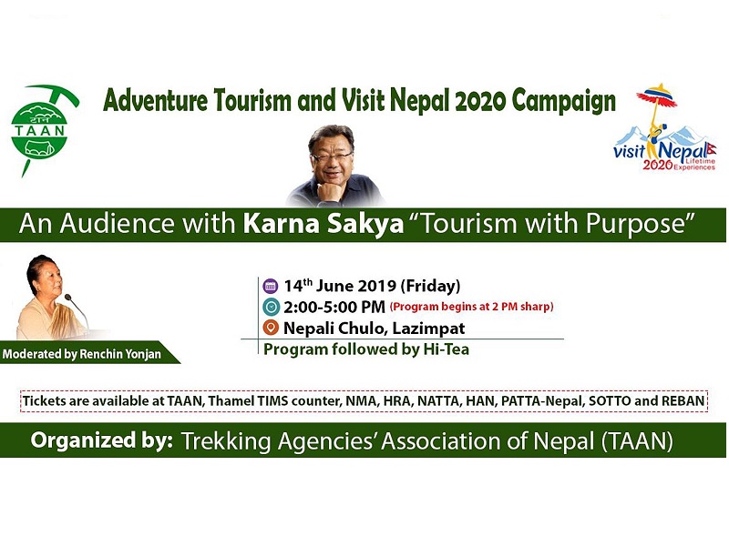 An Audience With Karna Sakya “Tourism With Purpose”
