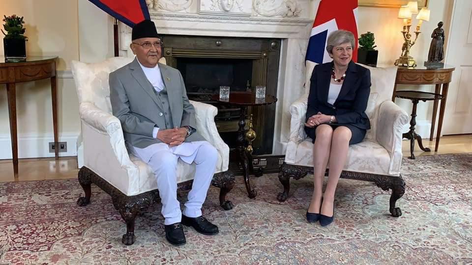Nepals Prime Minister KP Sharma Olis Europe Tour