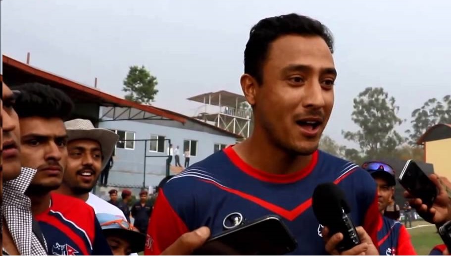 Nepal cricket team captain Paras Khadka