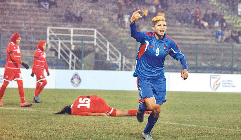 Sabitra Bhandari Nepal Footballer
