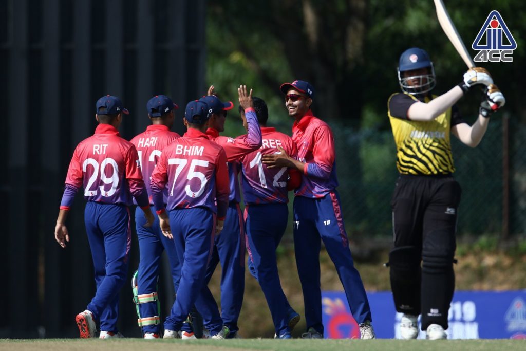 ACC U-19 Eastern Region Cricket Tournament Nepal Vs Malaysia
