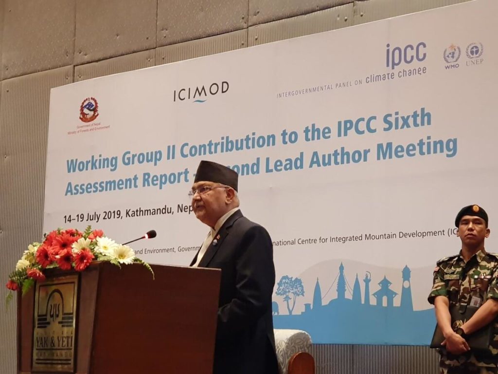 UN's Intergovernmental Panel on Climate Change (IPCC) - Nepal PM