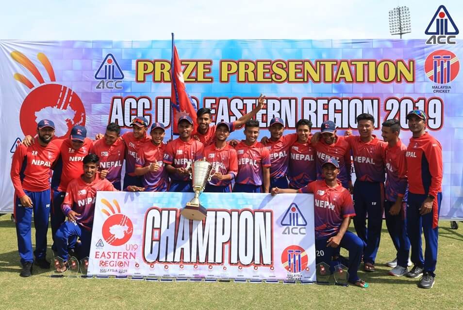 Nepal wins ACC U19 Eastern Region Tournament