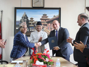 Nepal-Georgia Ink MoU on Trade Expansion, Diplomat Visa Fee Waiver