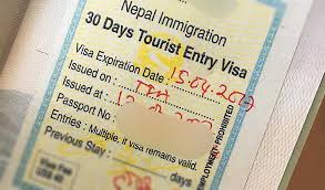 Nepal Immigration Tourist Entry Visa