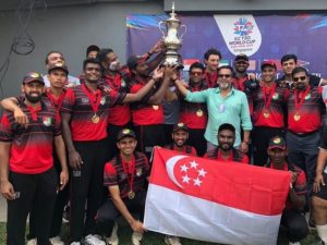 Singapore Beats Nepal By 82 Runs, Qualified for ICC T20 World Cup Global Tournament