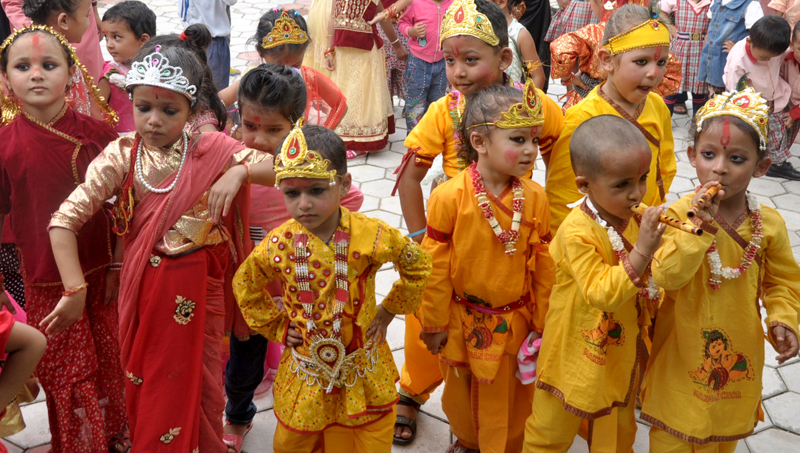 Nepal Celebrating Krishna Ashtami
