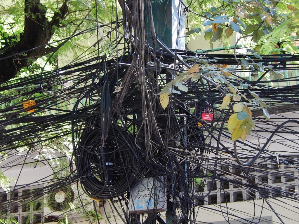 Open Electricity Wires - Nepal