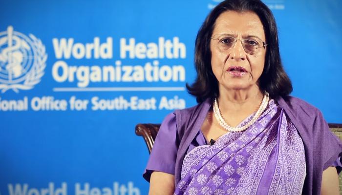 Poonam Khetrapal Singh, Regional Director, WHO South-East Asia