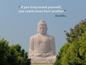 If you truly loved yourself, you could never hurt another