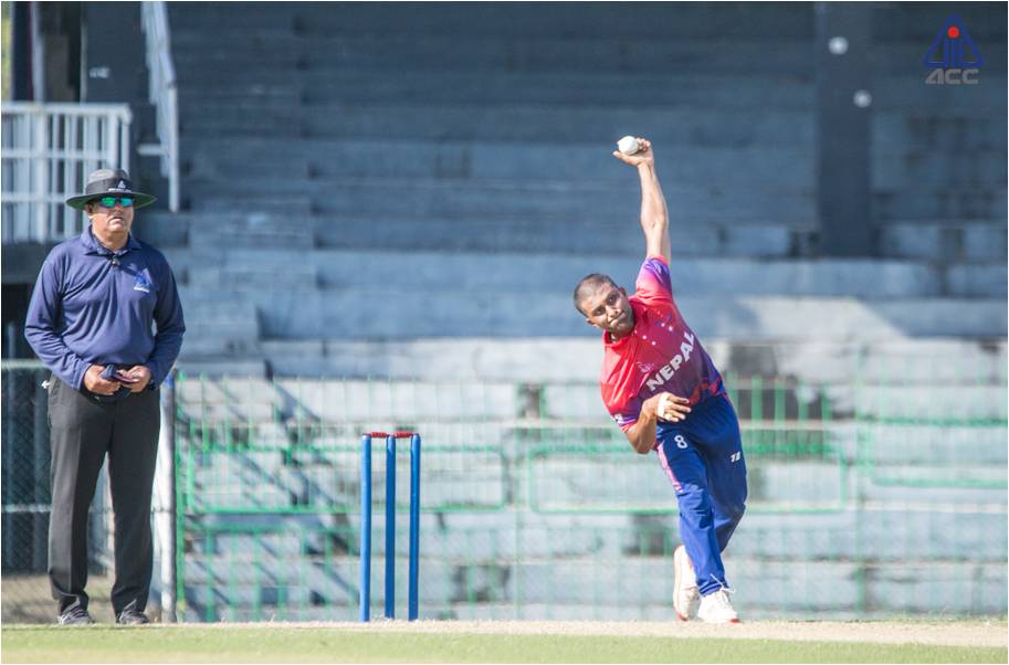S Dhakal - Nepal U19 Spinner - ACC U19 Asia Cup 2019