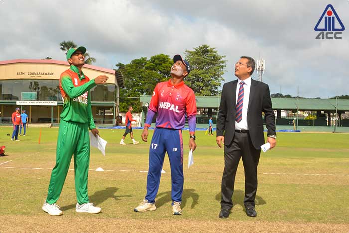 ACC U19 Asia Cup 2019: Nepal Vs Bangladesh – Toss
