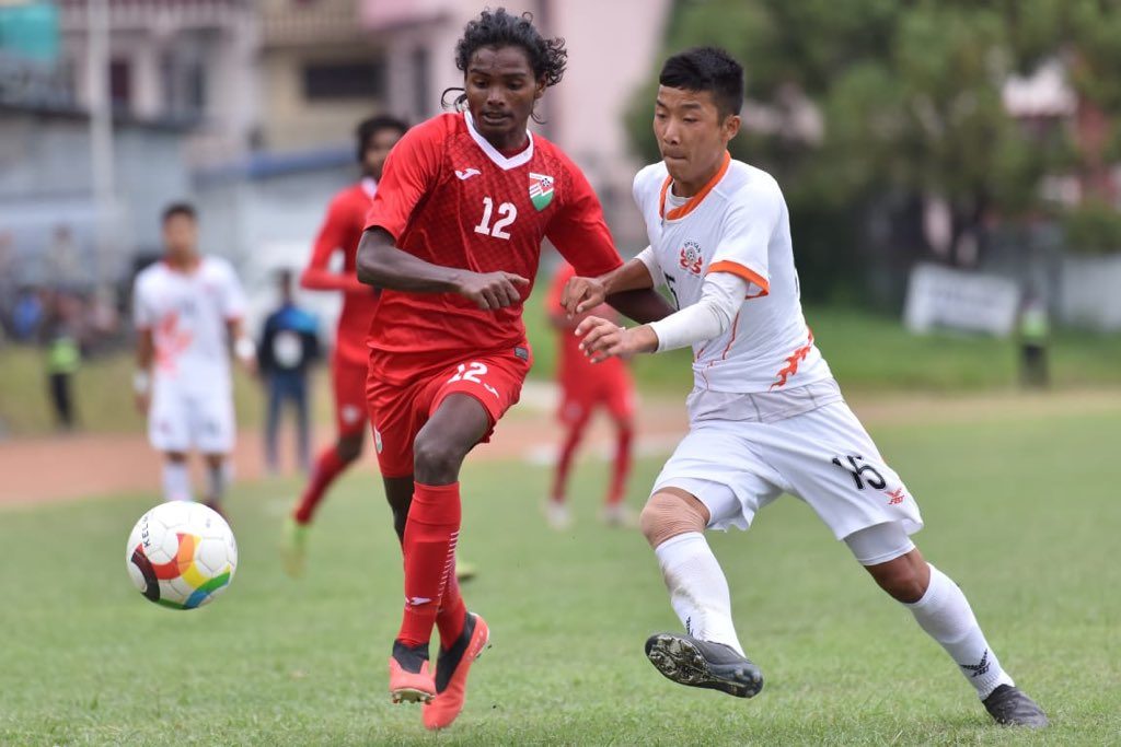 Football SAFF U18 Maldives Vs Bhutan