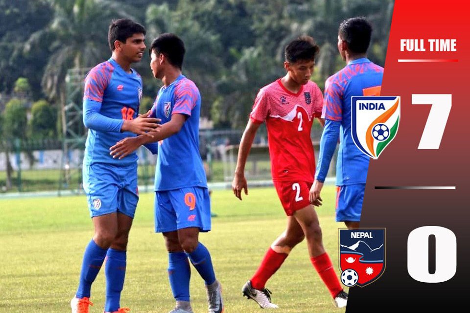 India Defeats Nepal SAFF U-15 Men’s Championship 2019
