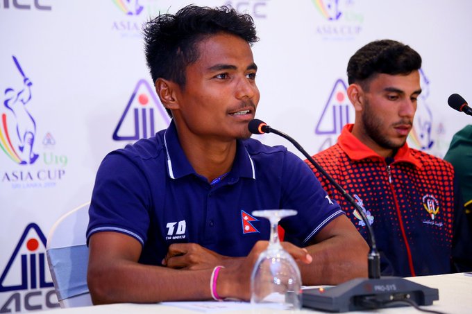 Nepal U19 skipper Rohit Paudel