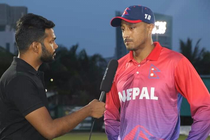 Paras Khadka becomes first from Nepal to score a T20I hundred