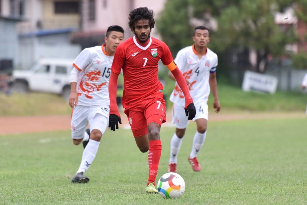 SAFF U18 Bhutan Vs Maldives