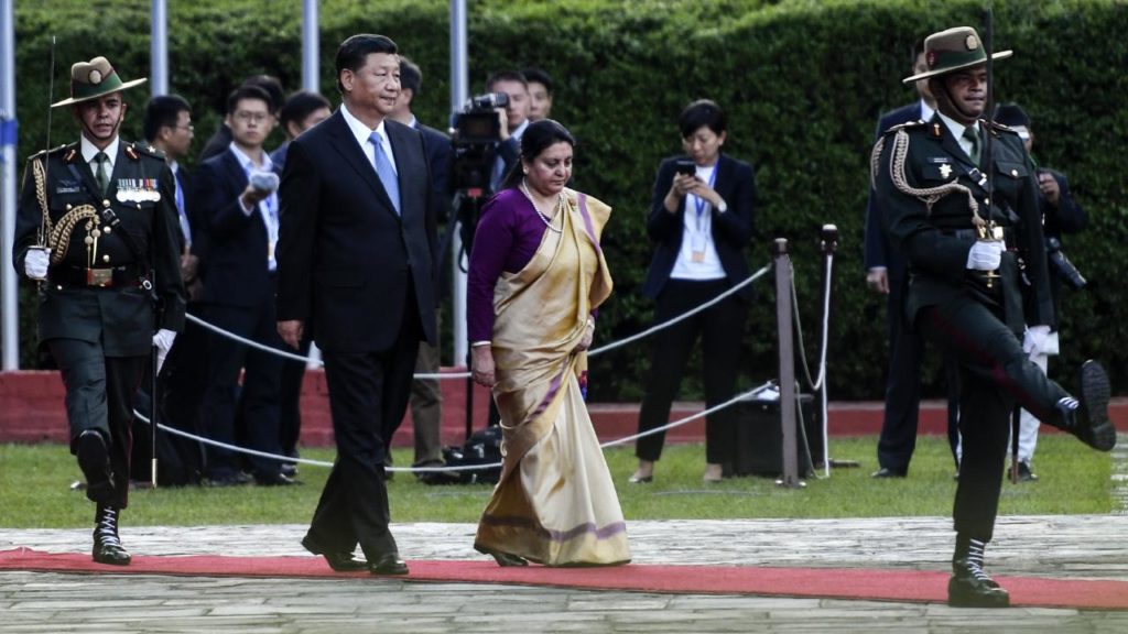 Chinese President Xi Jinping in Nepal