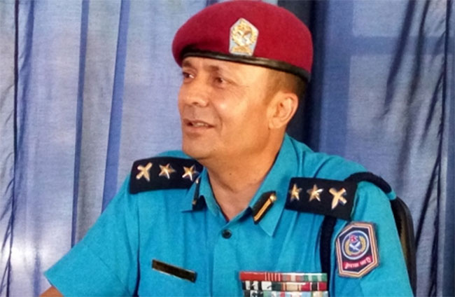 Inspector General of Police Shailesh Thapa Chhetri
