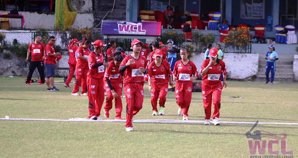 Lalitpur Falcons in Women Champions League T20 Tournament 2019