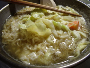 Noodles With Cabbage Egg And Carrot