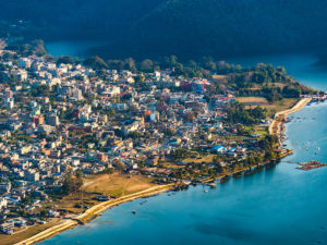 Aerial View Of Nepal City