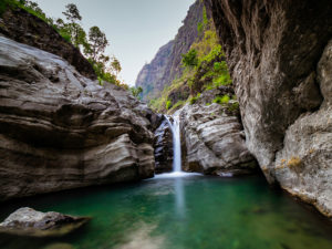 Beautifu Waterfall Gorkha Nepal