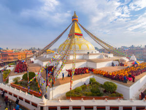 Beautiful Boudhanath Stupa Kathmandu Nepal
