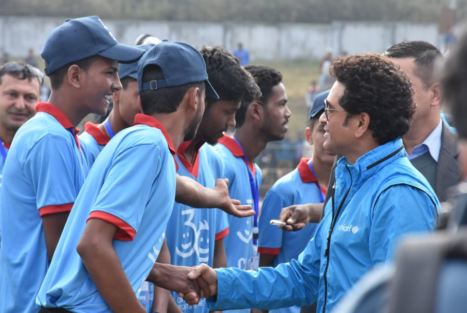 Sachin Tendulkar Led Cricket Team ‘Team Blue’