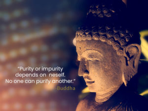 Purity or impurity depends on oneself. No one can purify another