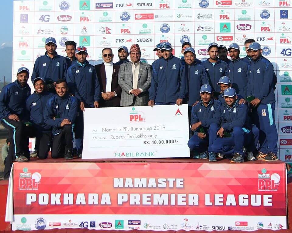 Biratnagar Titans Runners in Pokhara Premier League 2019