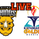 Chitwan Rhinos vs Kathmandu Golden Warriors PPL 2019