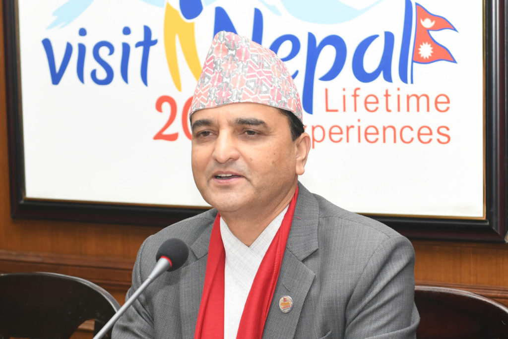 Nepal Tourism Minister Yogesh Bhattarai