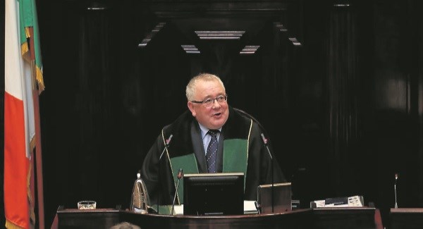 Irish Speaker Sean O'Fearghail TD