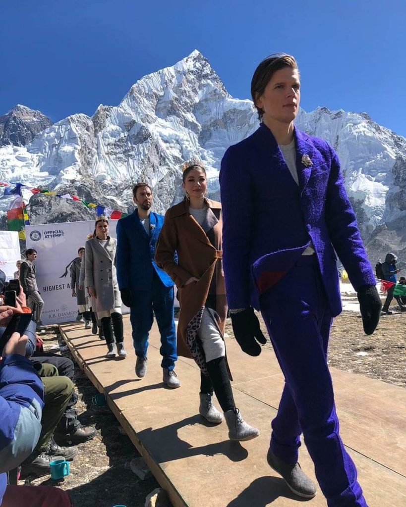 Mt. Everest Fashion Runway Models