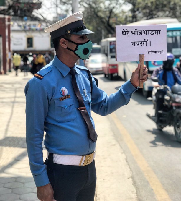 Traffic Police in Nepal