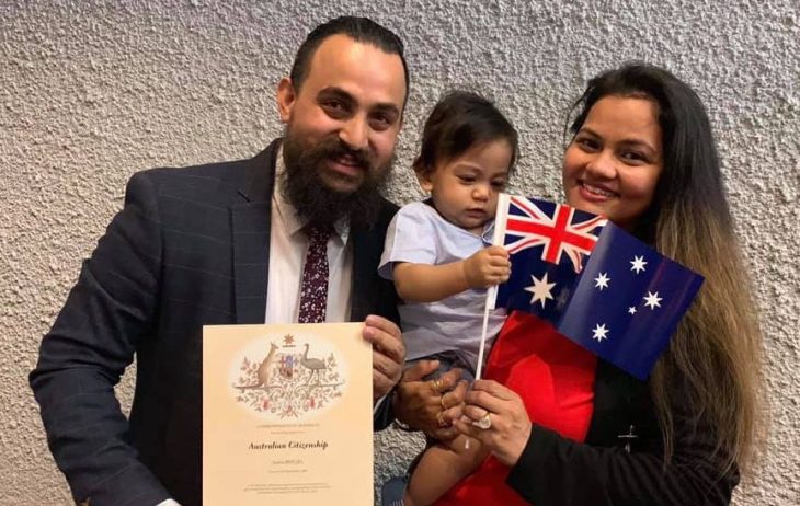 Nepali Received Australian Citizenship