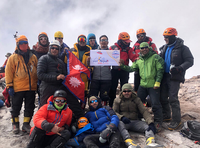Seven Reached The Summit Of The 6,962-Meters