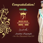 Anushma Wins ‘Miss Eco International Nepal 2020’ Title