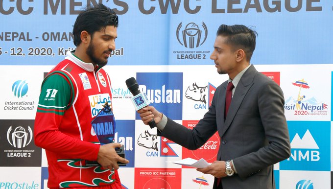 Player of the match: Aqib Ilyas (Oman)
