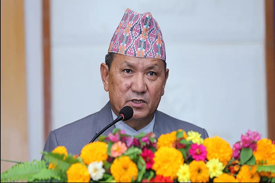 Gandaki state chief minister Prithvi Subba Gurung