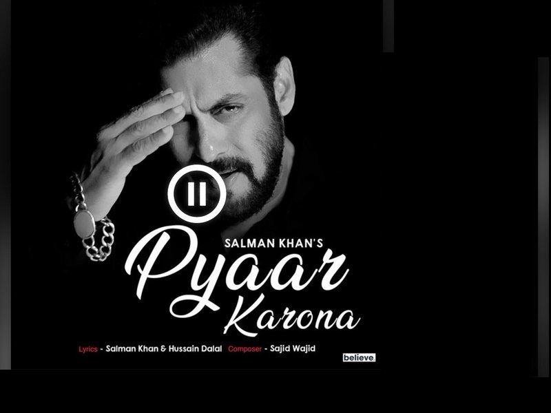 Salman Khan Turns ‘Singer’, Releases ‘Pyaar Karona’ on YouTube!