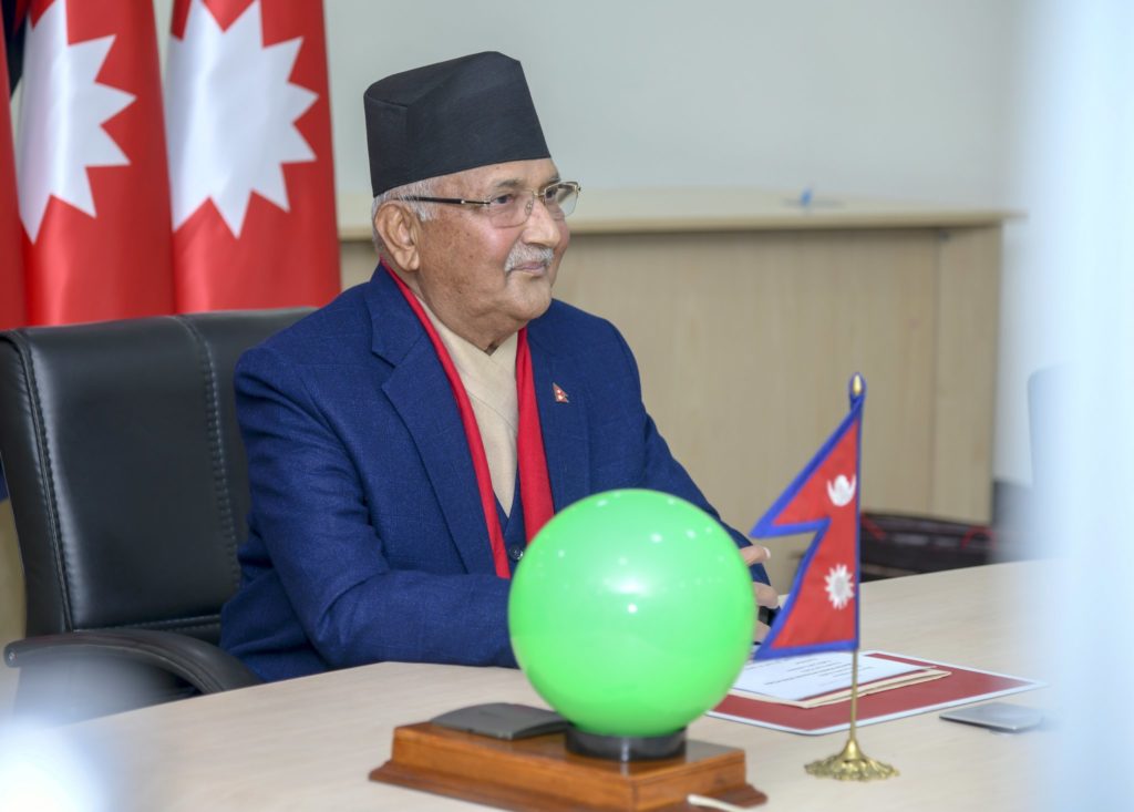 Nepali Prime Minister KP Oli