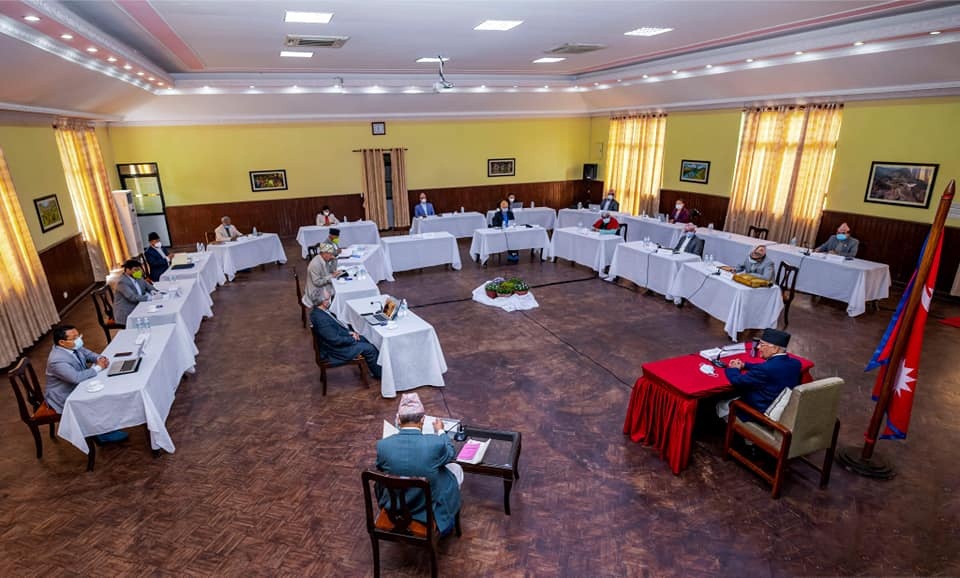 Nepal Cabinet Meeting