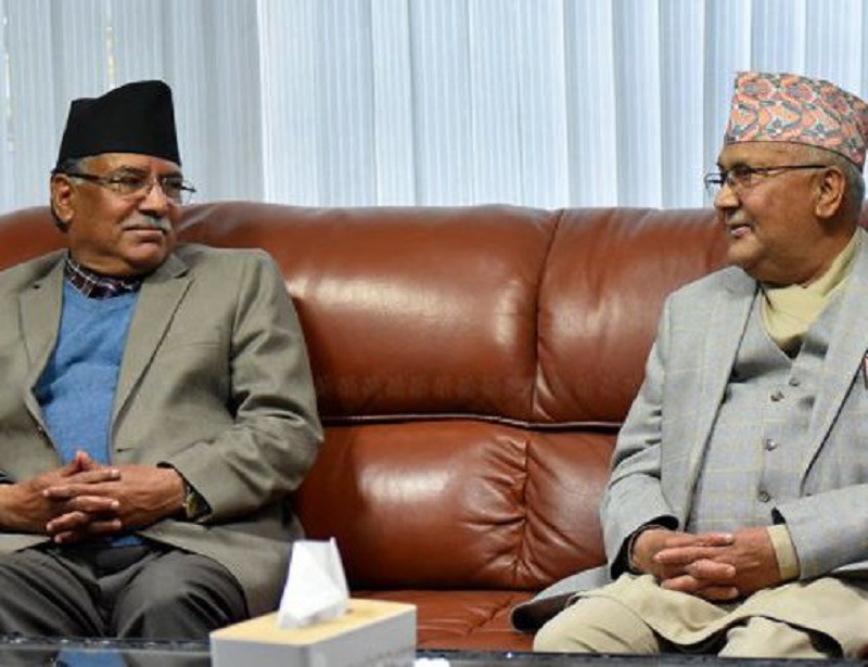 NCP Chairpersons PM Oli and Dahal