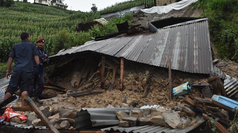 Lamjung Landslides in Nepal